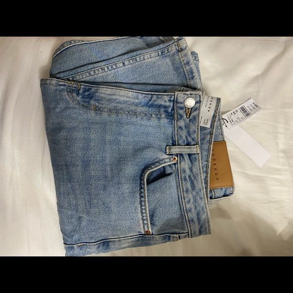 NWT topshop premium mom jeans in bleach wash - Picture 14 of 16